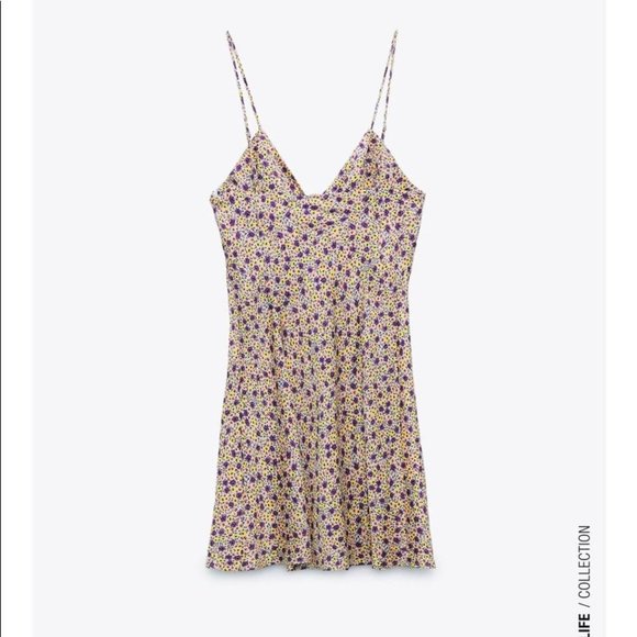 Zara Dresses & Skirts - ZARA DRAPED SATIN EFFECT DRESS
